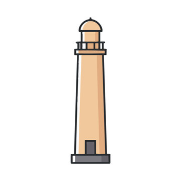 Illustration of a lighthouse
