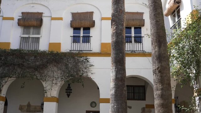 Historic House Museum of Antonio Machado with Palm Trees