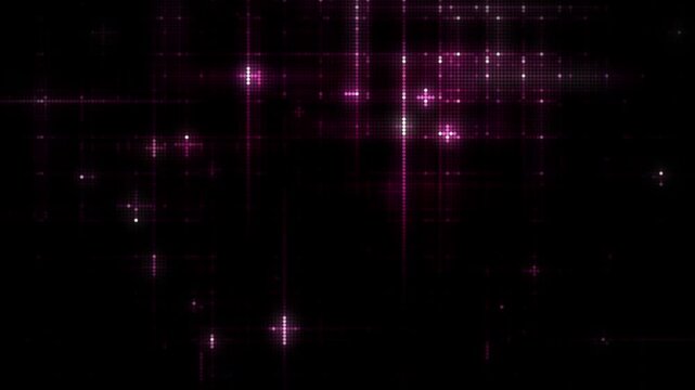 Neon disco background with glow, pink color