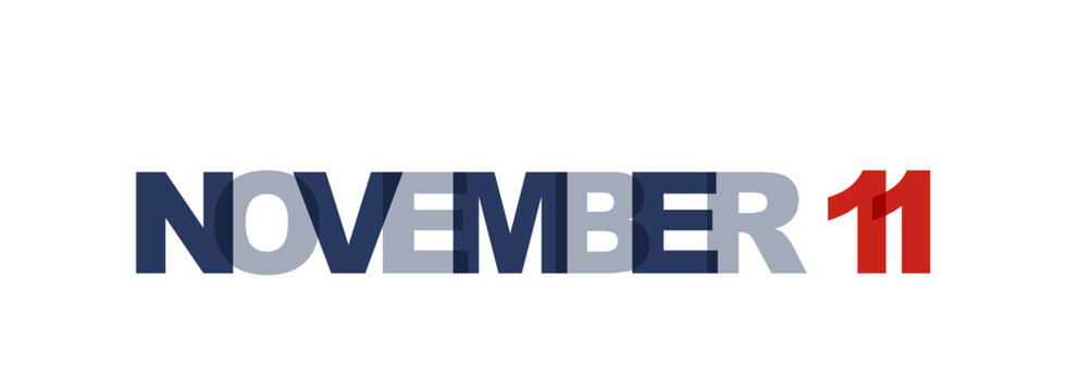 November 11 banner.