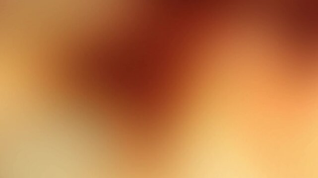 Moody burnt orange and warm brown gradient motion loop featuring soft glowing light blur textures Perfect for aesthetic presentation backgrounds and overlays