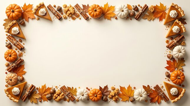 Seashells and starfish forming a decorative frame on a white background