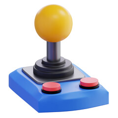 3D retro Joystick Gamepad Controller for Classic Video Games and Leisure © Nyala