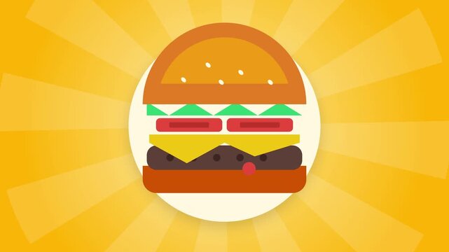Gourmet Burger Assembly with Fresh Ingredients and Melting Cheese