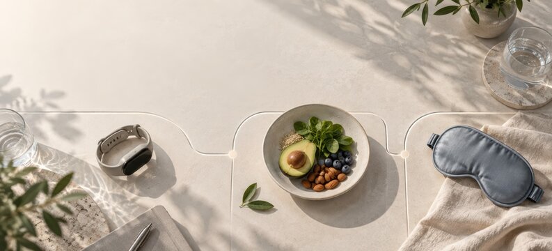 Integrated Wellness System with Wearable Nutrition and Sleep Recovery