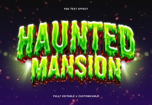 Dripping Halloween Text Effect