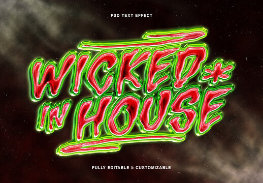 Horror Slime Text Effect