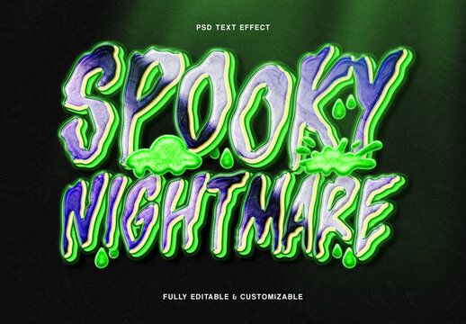 Purple Slime Glowing Text Effect