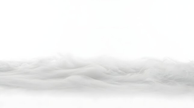 Soft white smoke or fog flowing across the bottom frame