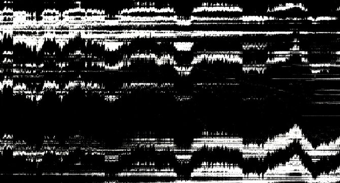 Black and White Photocopier Scan Texture with Glitch Noise and Grain Effect