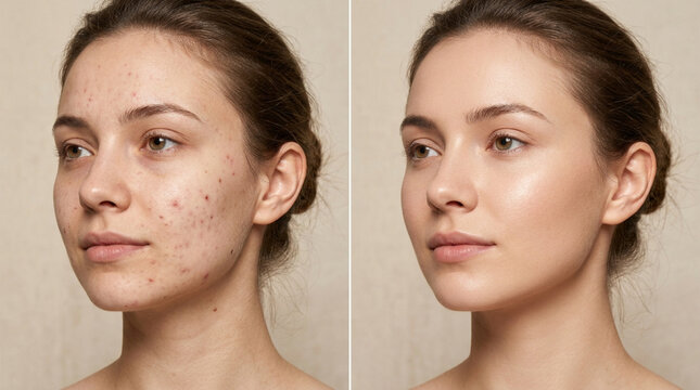Before and After Skin Transformation: Acne to Flawless Complexion