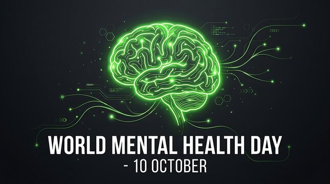Raising awareness for world mental health day on october 10th promoting well being and understanding for everyone's mental health journey