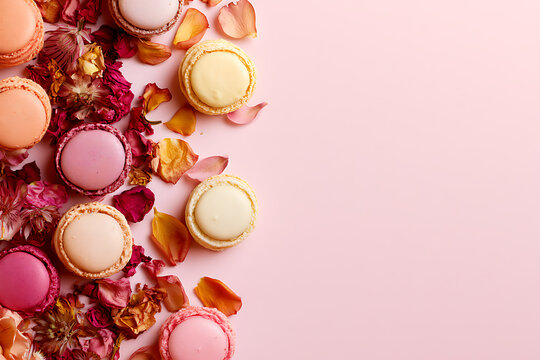 Sweetest Day gifts like macaroons and flowers for couples celebrating love and appreciation