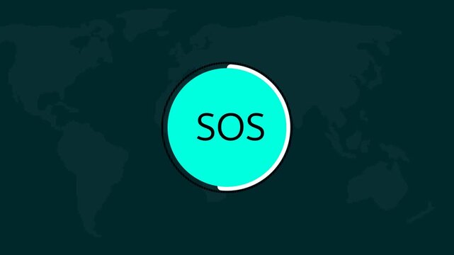 SOS Emergency Button Animation