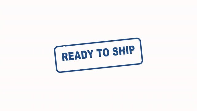 4K ready to ship front stamp loop with alpha channel rubber stamp animation