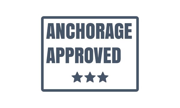 Anchorage Approved Stamp for Vessels, Maritime Operations, Port Management and Ship Documentation