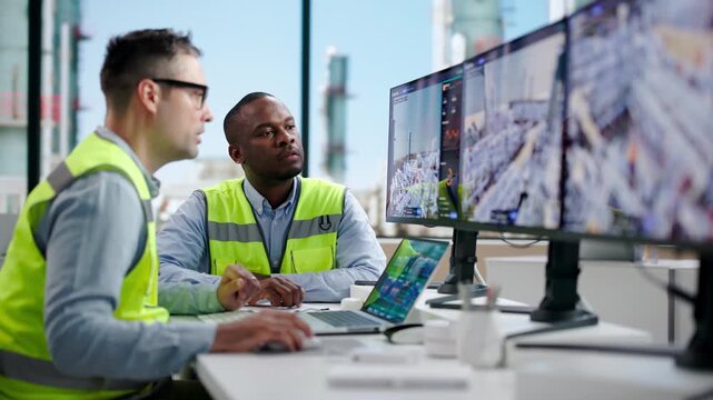 Industrial Engineers Analyze Real-time 3D Twin Simulation