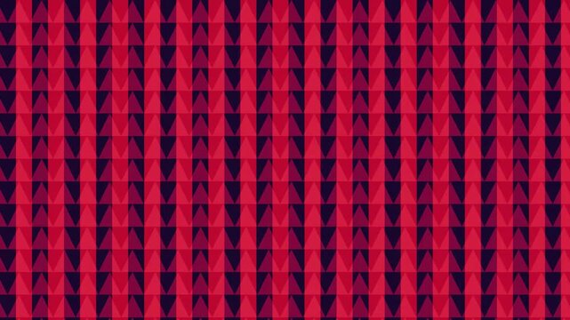 Seamless red and navy geometric triangle pattern background.