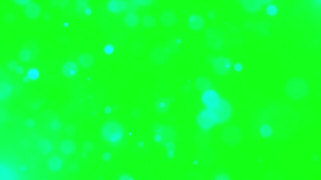 Happy new year text inside glowing heart shape on green screen on transparent background