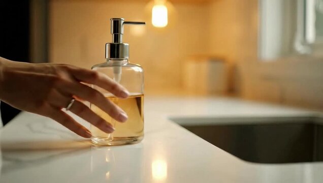 Dispenser soap hand wash liquid bathroom sink hygiene pump lotion hygiene clean