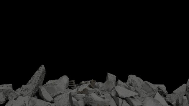 Fearless text overlay featuring dynamic falling debris and glowing light effects against a dark background