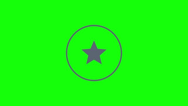 Star Shaking in Place inside a Ring Frame