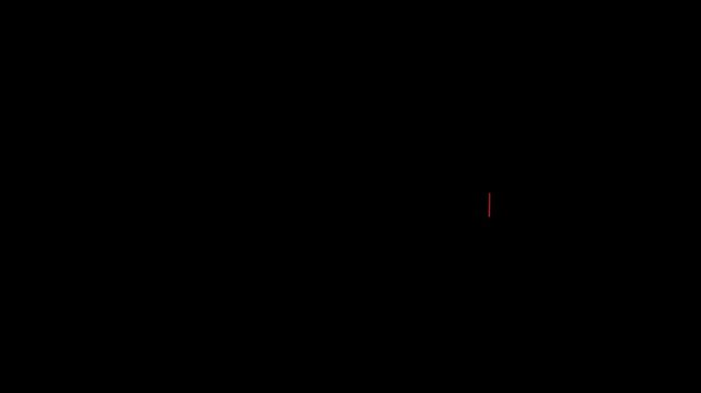 Minimalist kinetic typography featuring red text defy imits against a solid black background with text elements shift align rhythmic motion