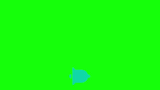 Notification Bell Orbiting Clockwise