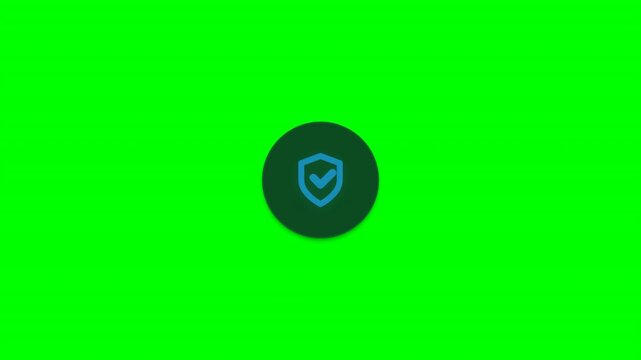 verified checkmark pop bottom Green Screen Lower Third