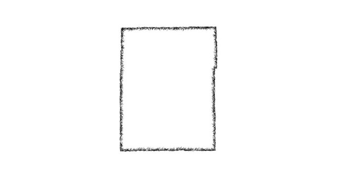 Sketch Champaign outline map animation - smooth progressive reveal