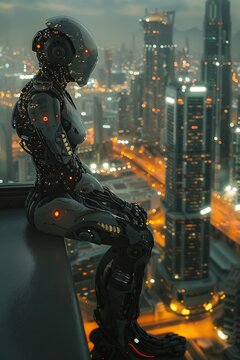 Futuristic Authoritarian Society Controlled by Technology Surveillance and Digital Social Manipulation