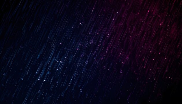 Cinematic heavy rain overlay texture on a black background.	