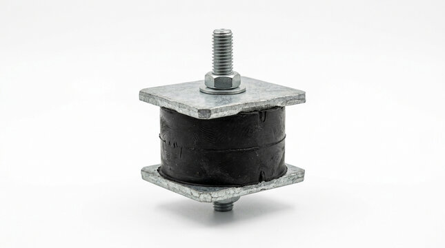 Industrial HVAC vibration isolator mount for shock and noise reduction