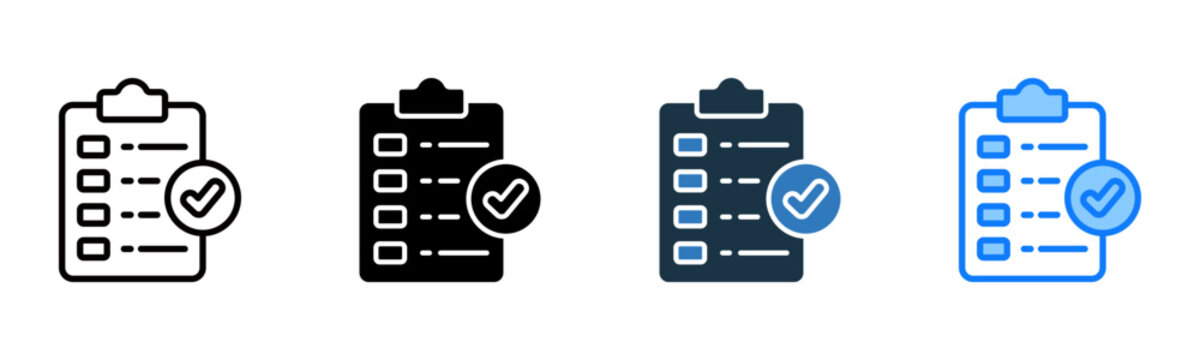 Planning icon multiple style vector illustration