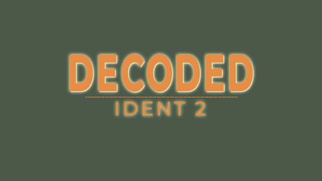 Decode Title Set Three Ident Two