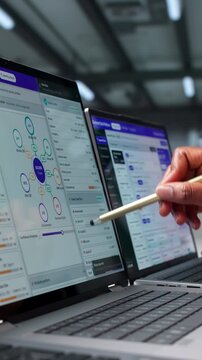 Marketing Manager Analyzes Customer Data Using Unified Platform