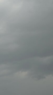 heavy leaden storm clouds before rain