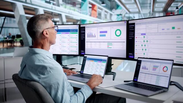 Procurement Manager Reviews Purchase Order Approval