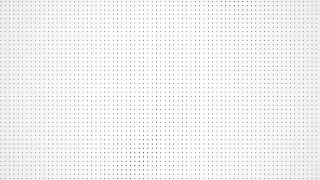 Halftone Dot Pattern Transition - Abstract Gradient Fade In and Out, Black and White