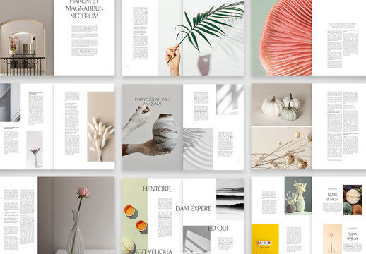 Modern Interior Design Magazine Template