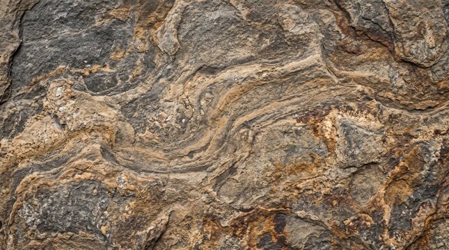 Natural Stone Texture With Organic Geological Patterns.