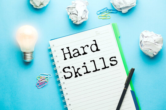 Hard Skills text on paper