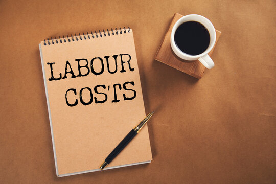 LABOUR COSTS text on paper