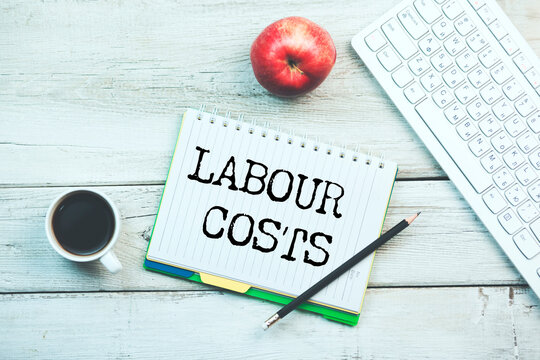 LABOUR COSTS text on paper