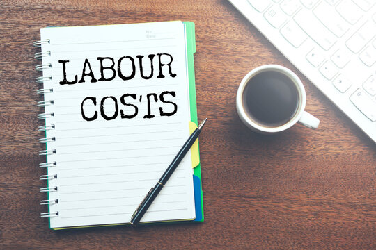 LABOUR COSTS text on paper