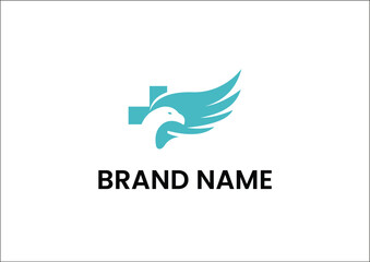 Obraz premium Medical Eagle Logo
