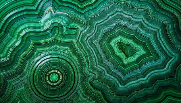 Malachite Mineral Texture Featuring Vivid Green Crystalline Structures With Natural Organic Patterns Captured In Extreme Close Up Macro Photography Detail
