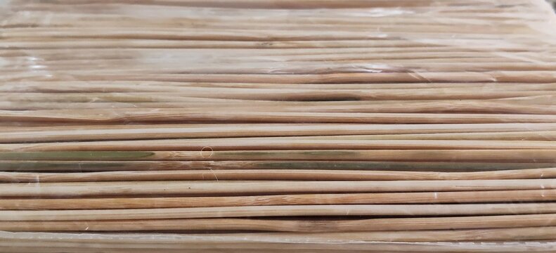 Satay skewers&mdash;a traditional bamboo product with numerous uses.