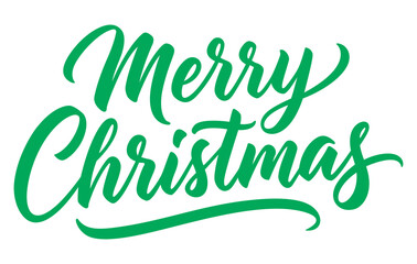 Fototapeta premium Merry Christmas Vector Lettering Set, Calligraphy Typography Text Badge Collection