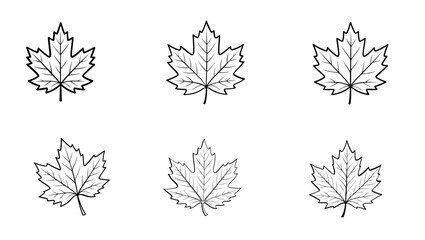 Obraz premium Falling Autumn Leaves Emblem — Beauty of Fall, Autumn Leaf Collection — Natural Fall Elegance, Autumn Maple Leaf Emblem Classic Fall Season, Vintage Maple Leaf Badge Autumn Heritage, Decorative Autumn